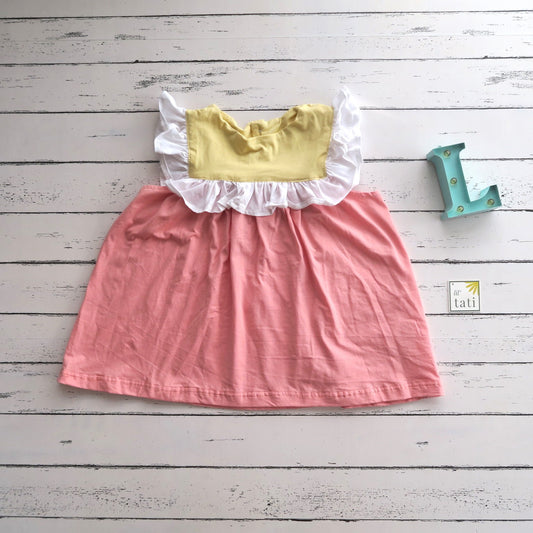 Aster in Yellow and Pink Stretch