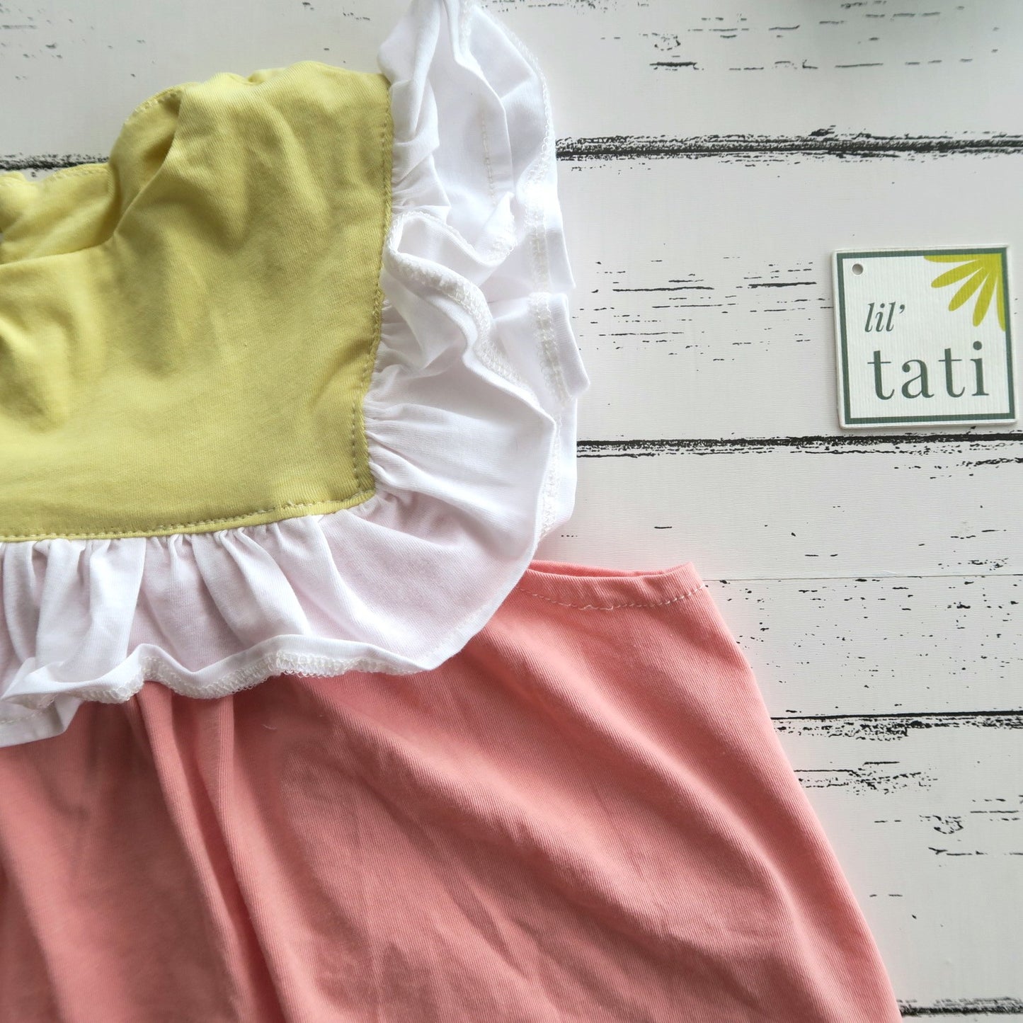 Aster in Yellow and Pink Stretch