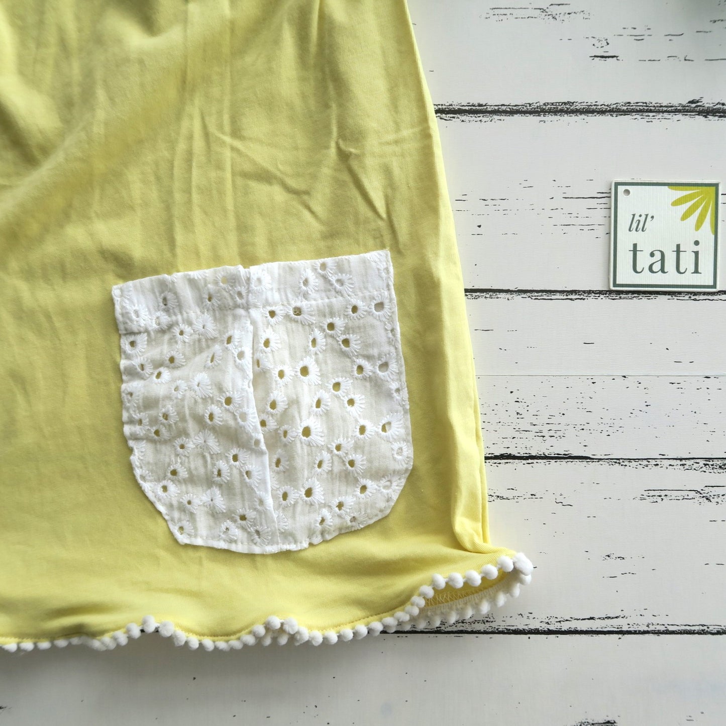 Rue Dress in Yellow Stretch
