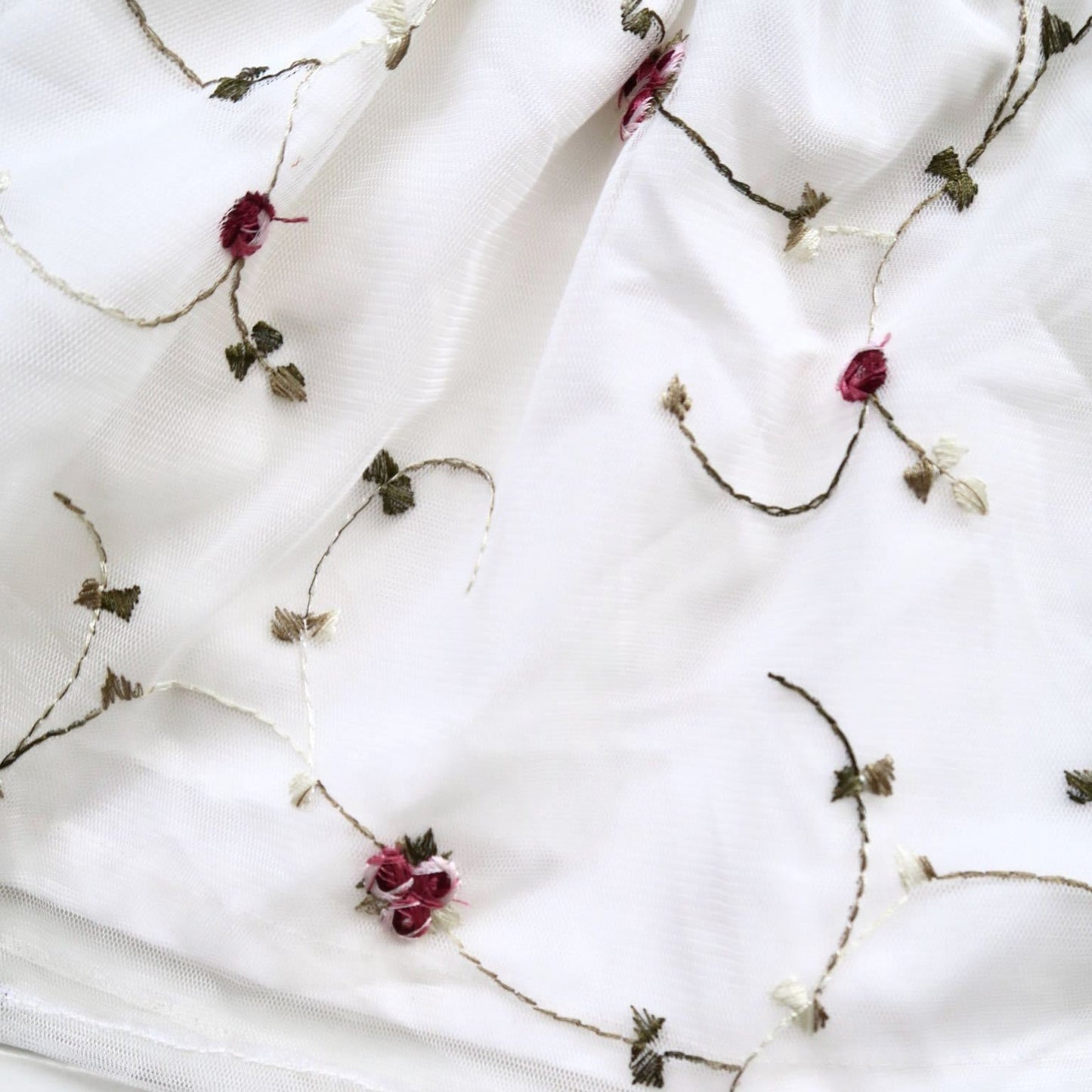 Lotus Dress in Rose Vine Tulle - Lil' Tati