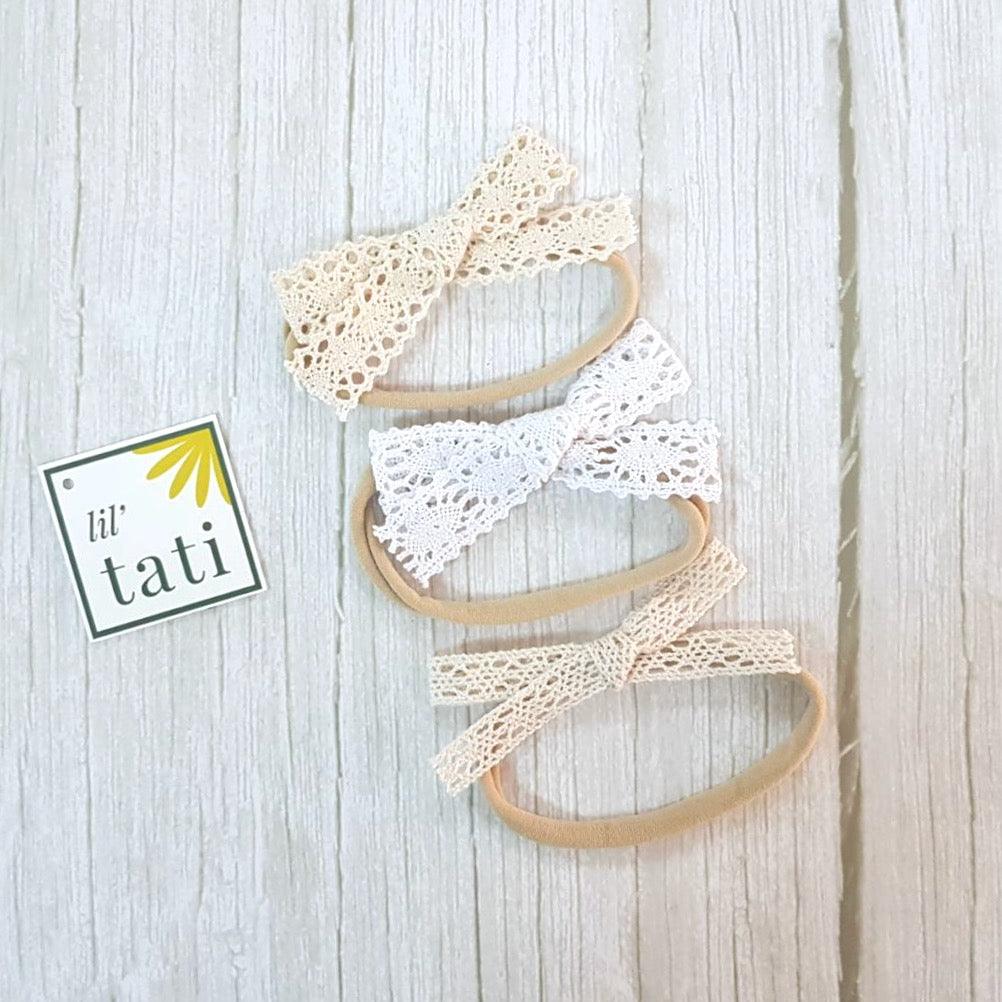 Lace Ribbon Nylon Elastic Softband - Lil' Tati