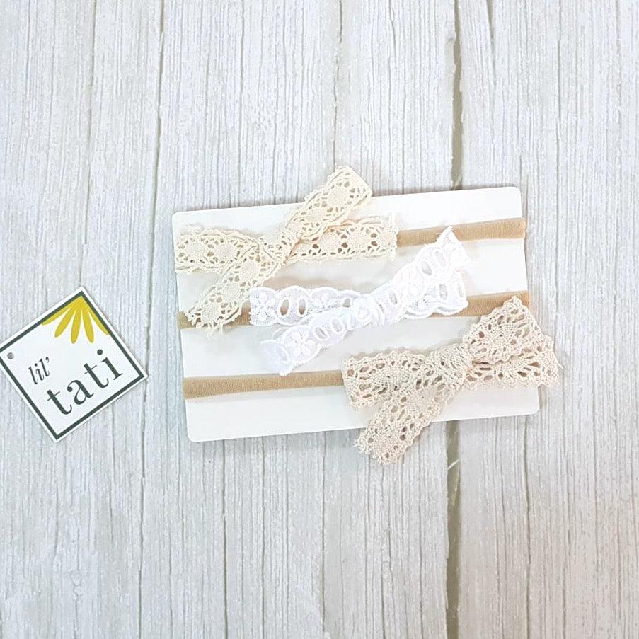 Lace Ribbon Nylon Elastic Softband - Lil' Tati