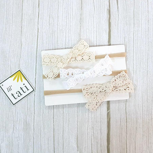 Lace Ribbon Nylon Elastic Softband - Lil' Tati