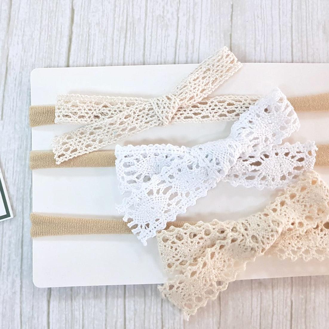 Lace Ribbon Nylon Elastic Softband - Lil' Tati