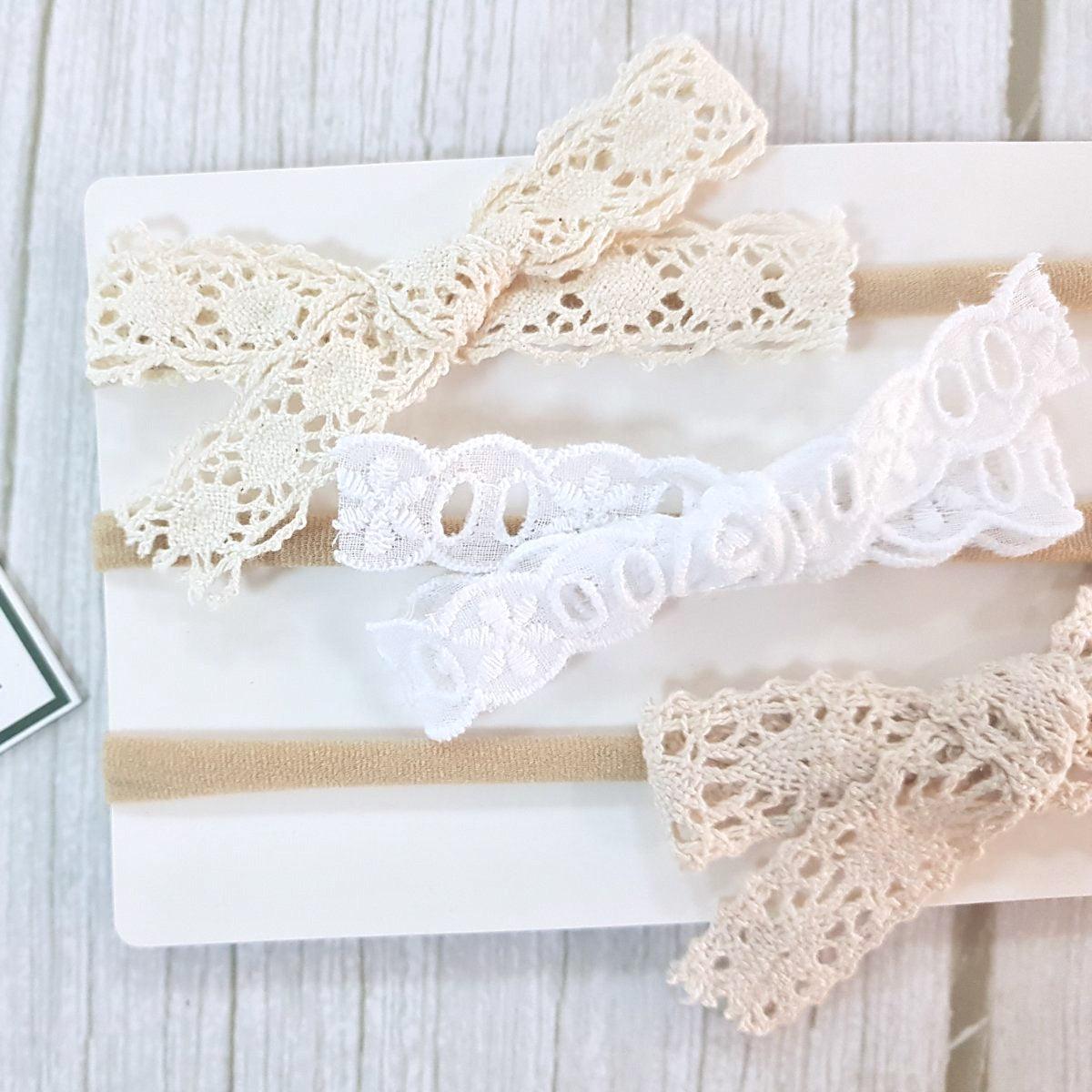 Lace Ribbon Nylon Elastic Softband - Lil' Tati