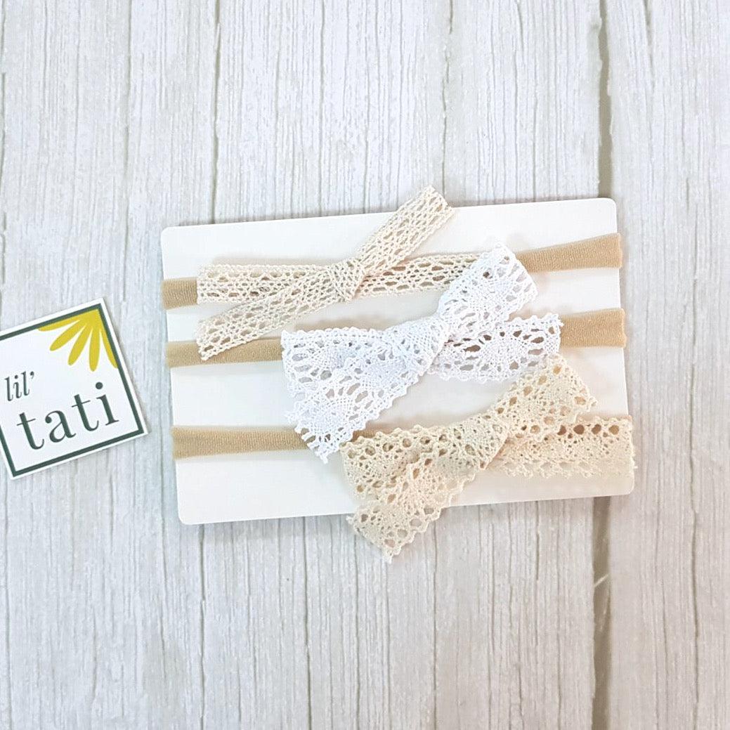Lace Ribbon Nylon Elastic Softband - Lil' Tati