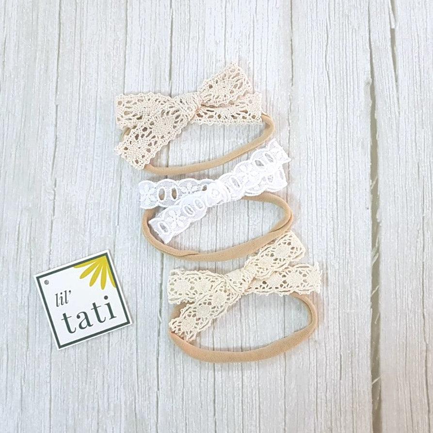 Lace Ribbon Nylon Elastic Softband - Lil' Tati