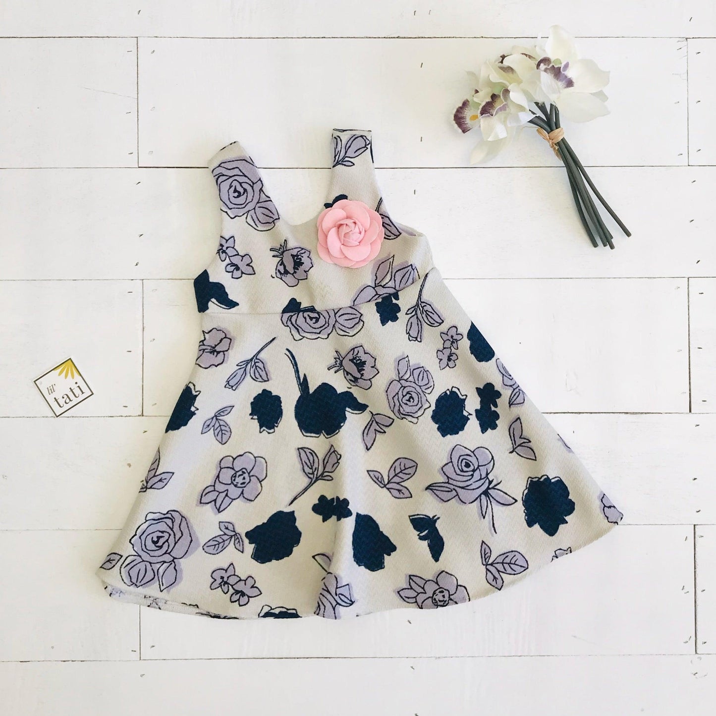 Azalea Dress in Purple Hue - Lil' Tati