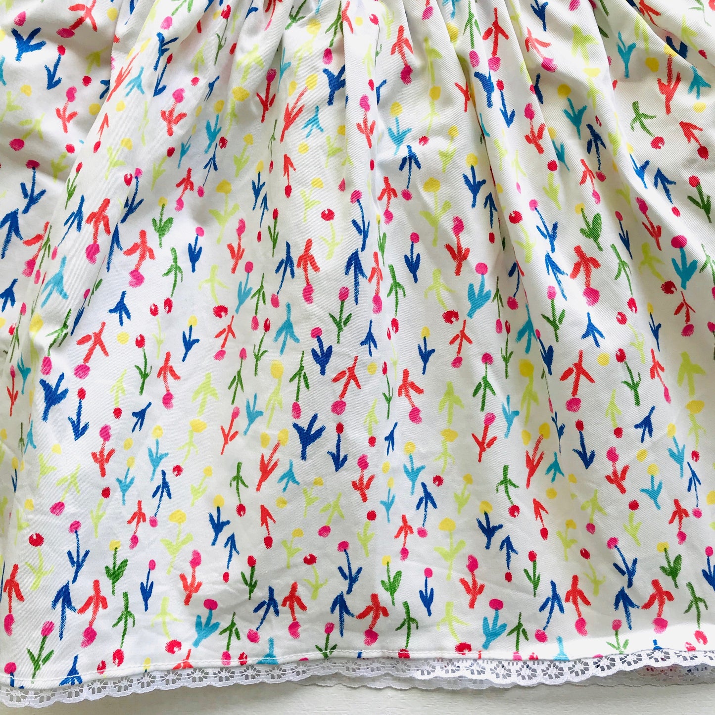 Iris Dress in Colorful Tulips - Lil' Tati
