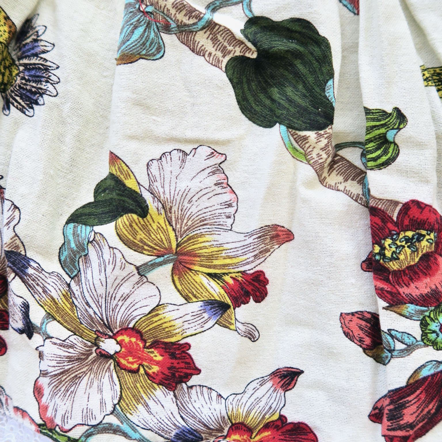 Iris Dress in Hummingbird Linen - Lil' Tati