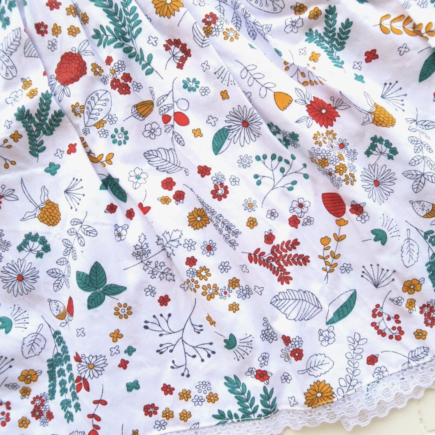 Iris Dress in Into the Garden Print - Lil' Tati