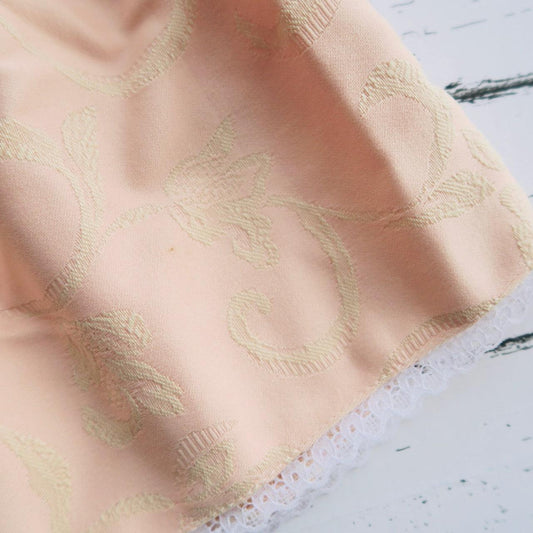 Iris Dress in Peach Baroque Print - Lil' Tati