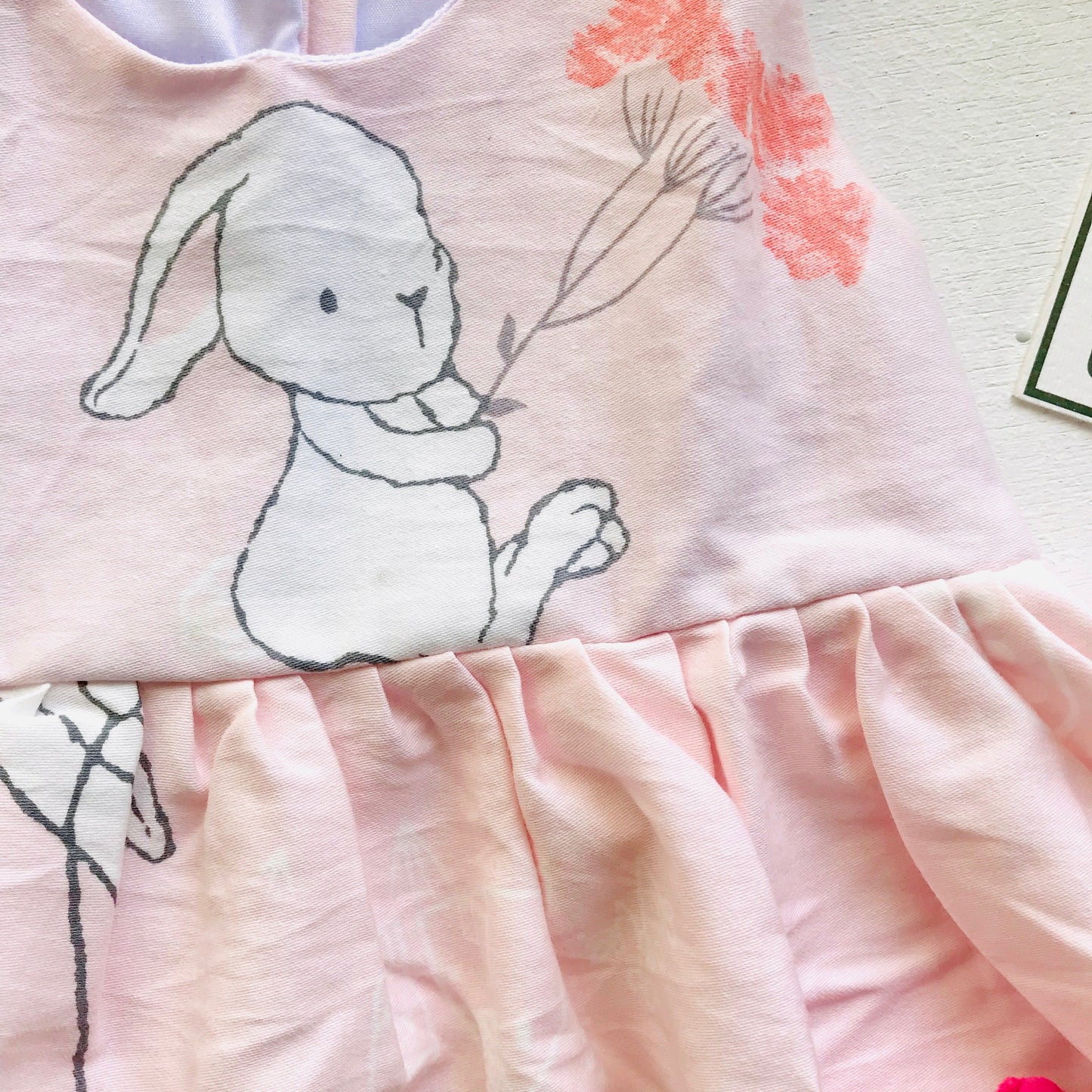 Iris Dress in Pink Bunnies - Lil' Tati