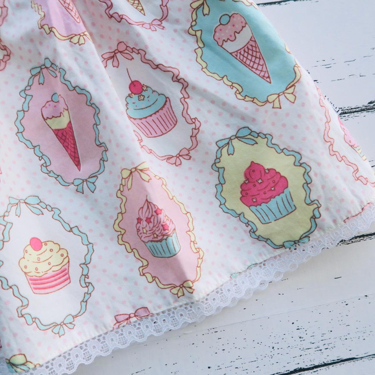 Iris Dress in Sweet Dessert Print - Lil' Tati