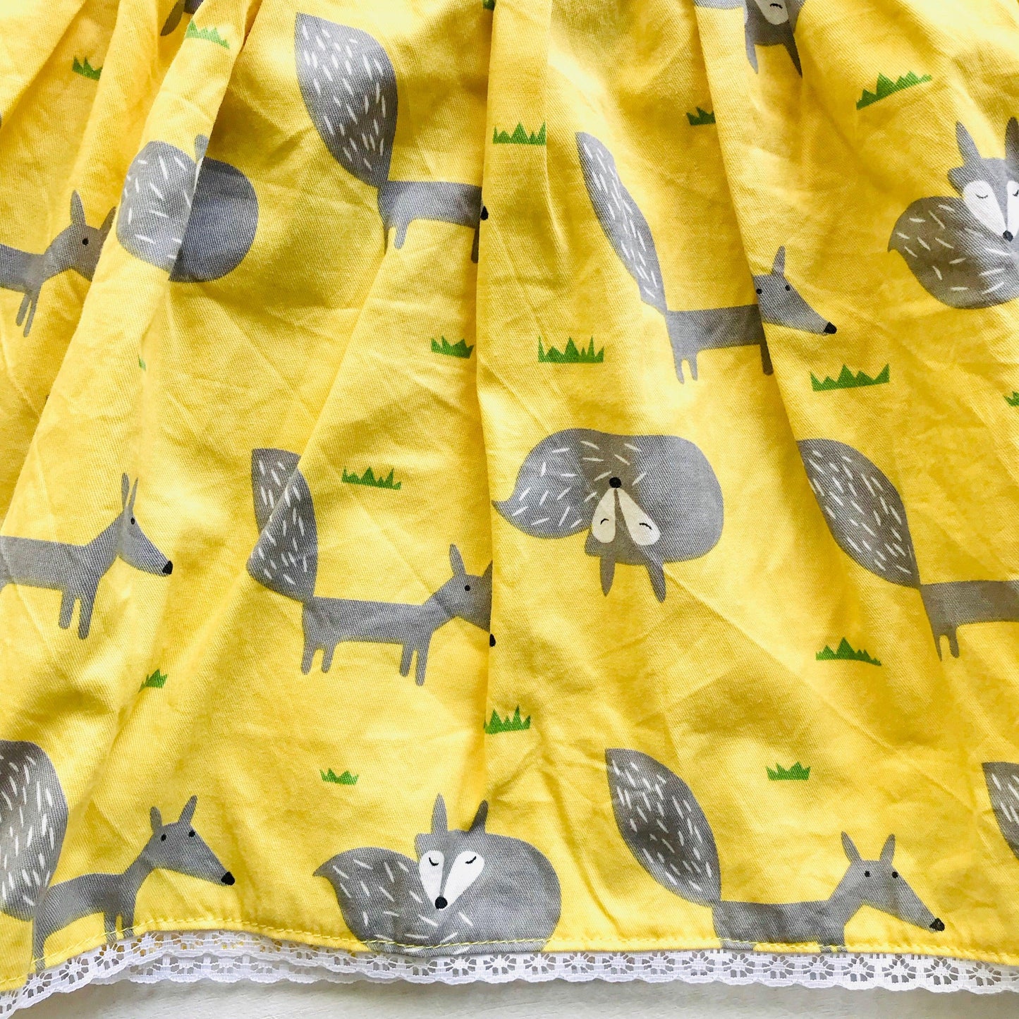 Iris Dress in Yellow Fox - Lil' Tati