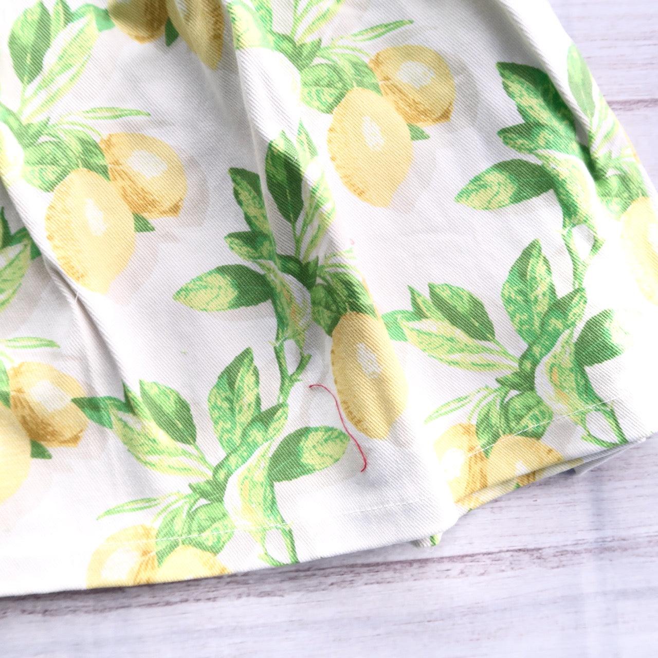 Lotus Dress in Fresh Lemons - Lil' Tati