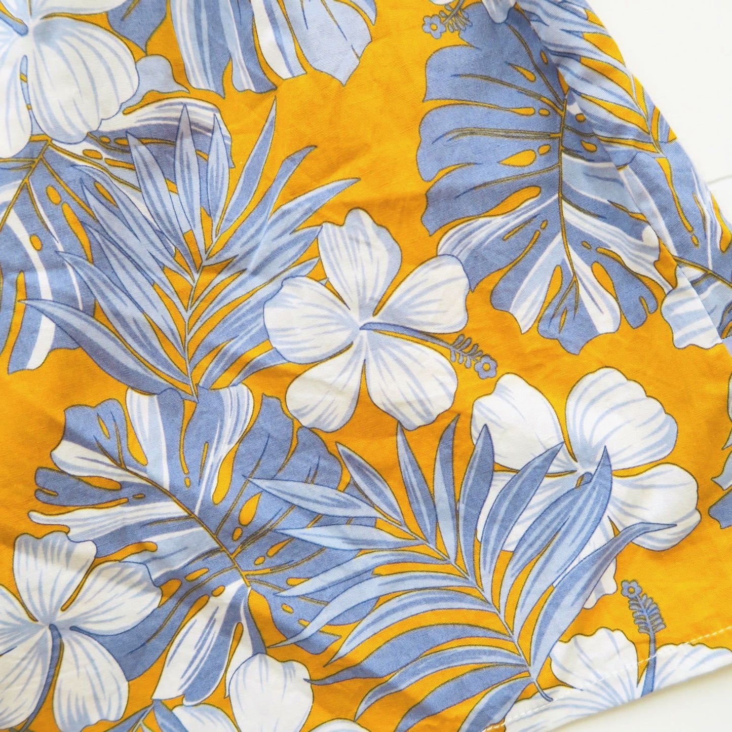 Magnolia Dress in Aloha Yellow Print - Lil' Tati