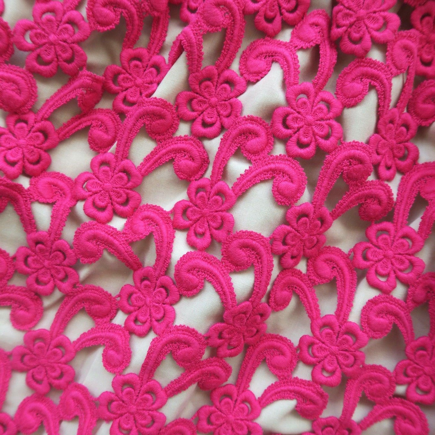 Magnolia Dress in Magenta Swirl Lace - Lil' Tati