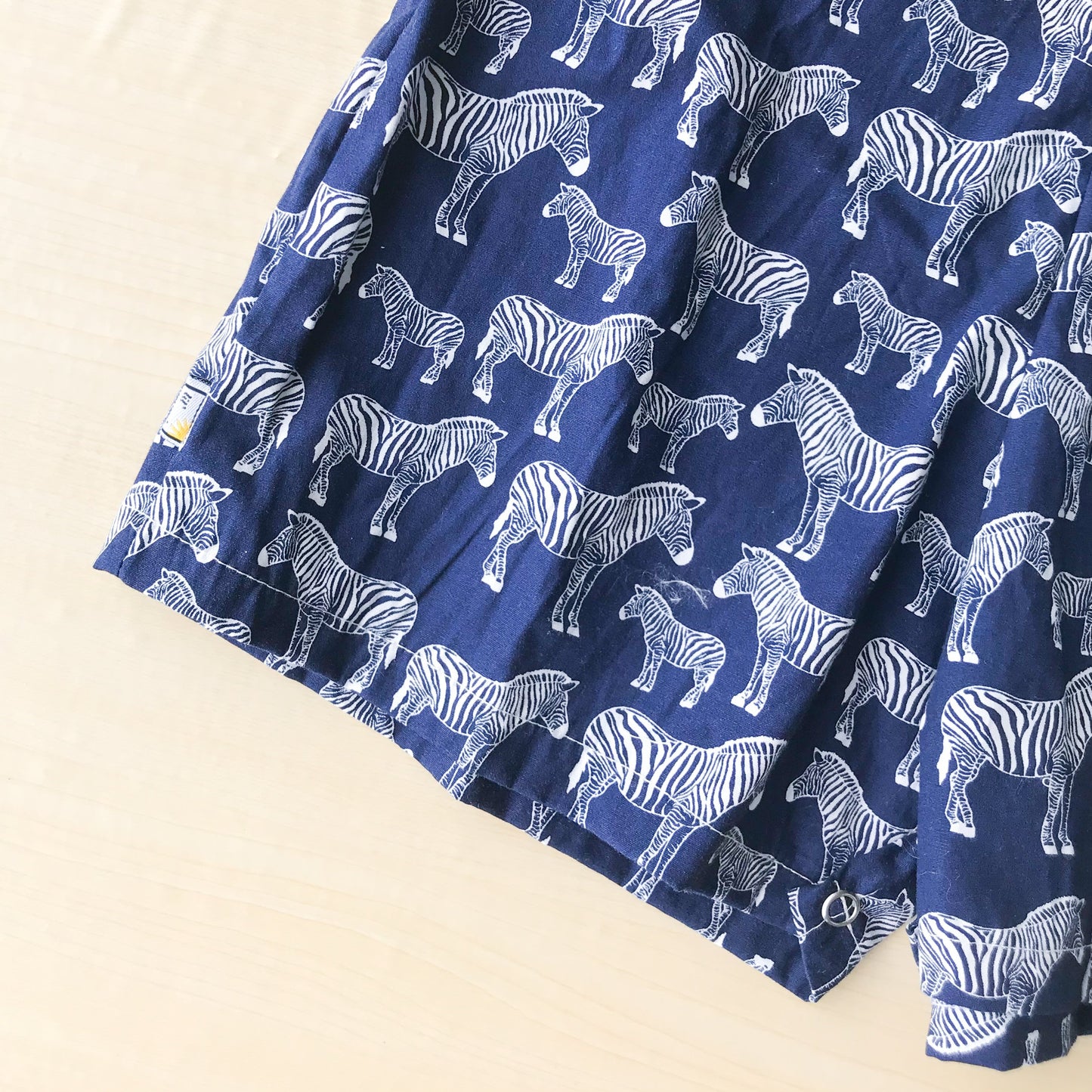 Oak Playsuit in Zebra Navy - Lil' Tati