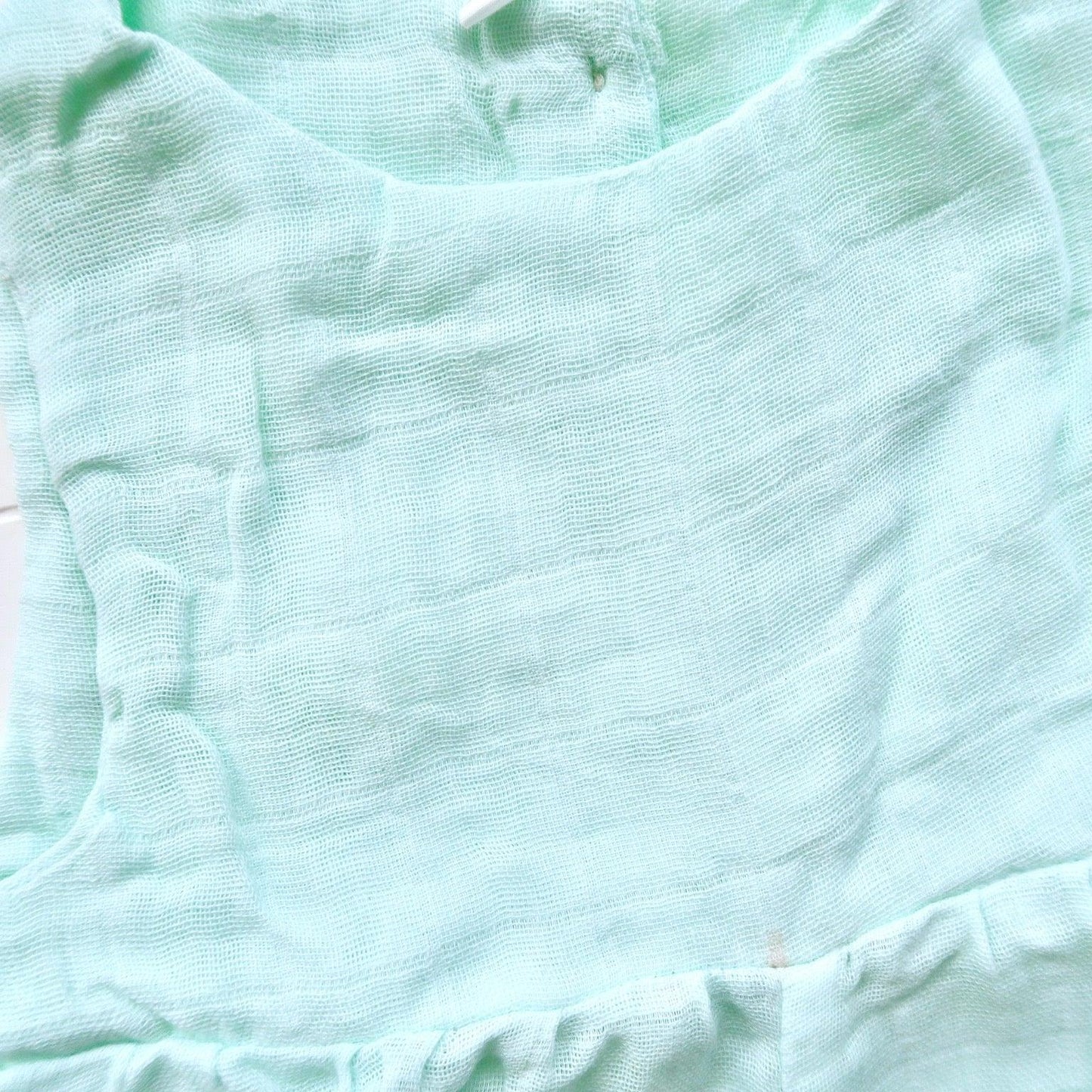Orchid Playsuit in Organic Muslin - Mint - Lil' Tati