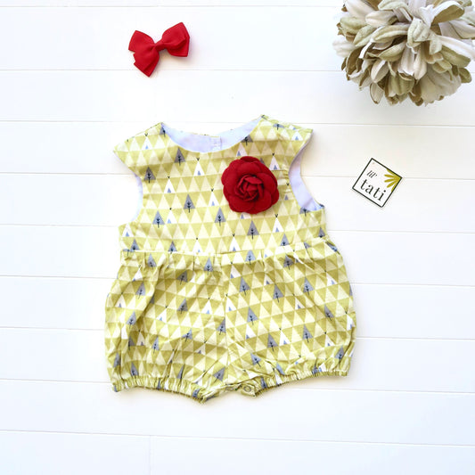 Orchid Playsuit - Cap Sleeves in Teepee Village Print - Lil' Tati