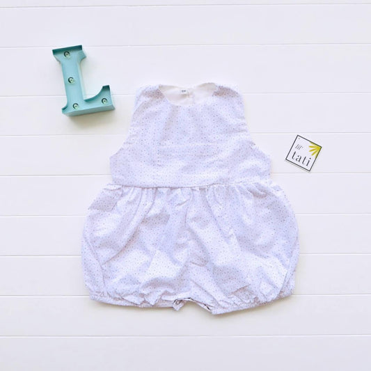 Orchid Playsuit in Red Confetti - Lil' Tati