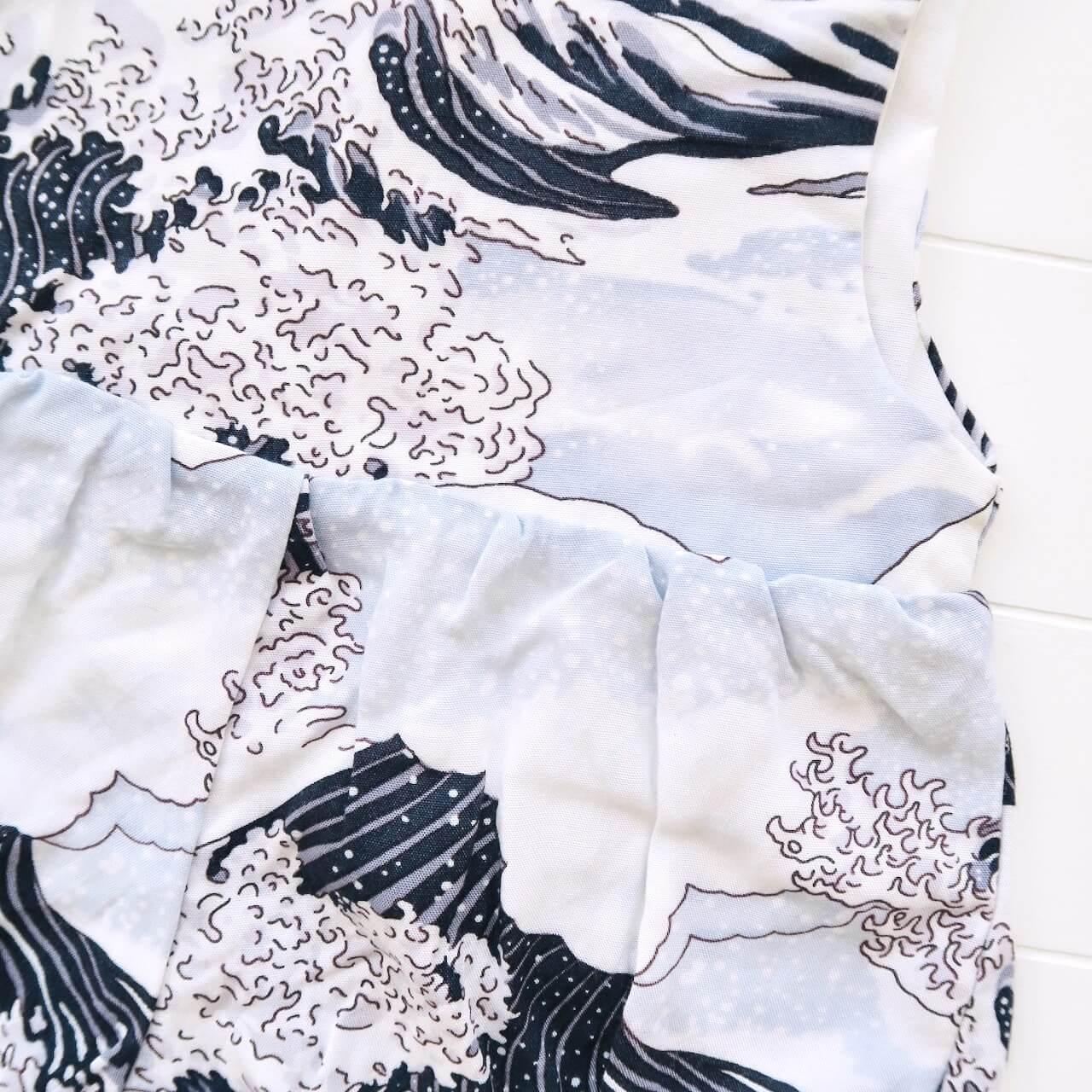 Orchid Playsuit in Asian Waves - Lil' Tati