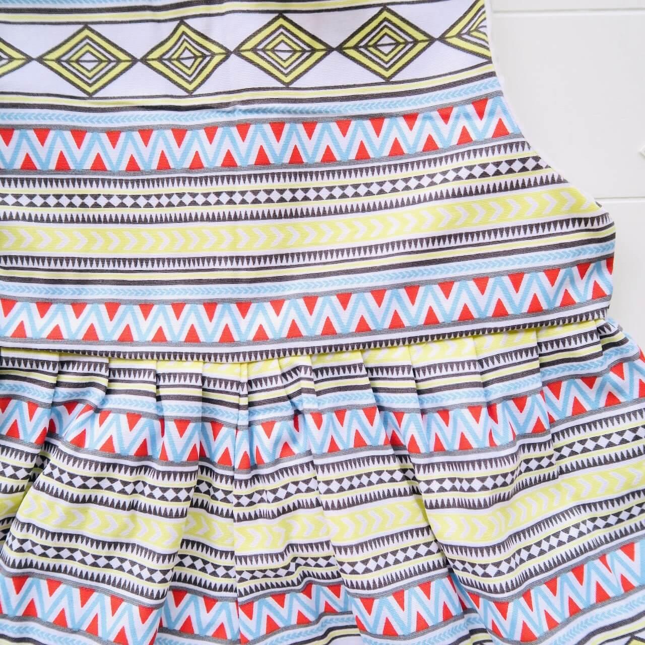 Orchid Playsuit in Colorful Tribal Print - Lil' Tati