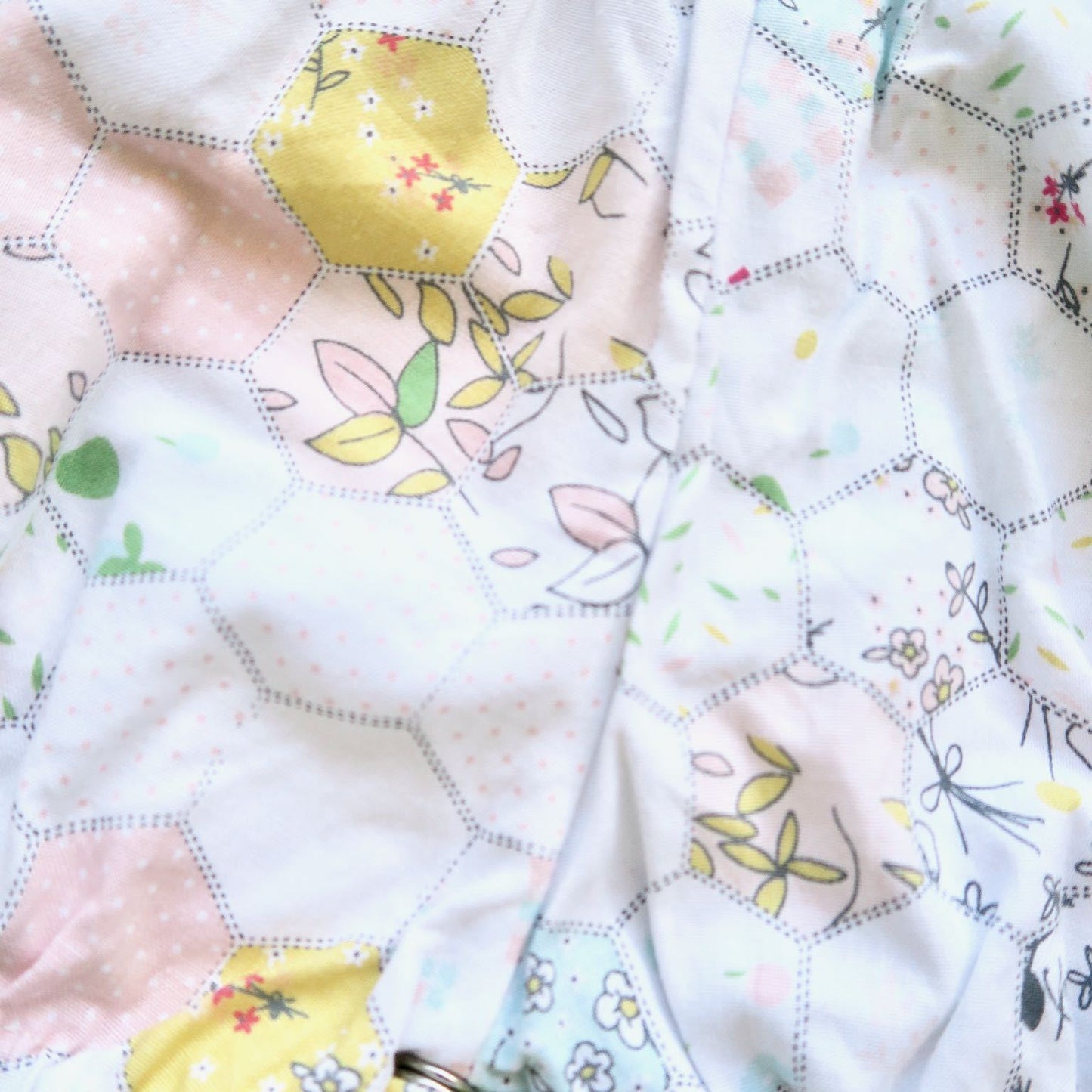 Orchid Playsuit in Pastel Merry Hexagon - Lil' Tati