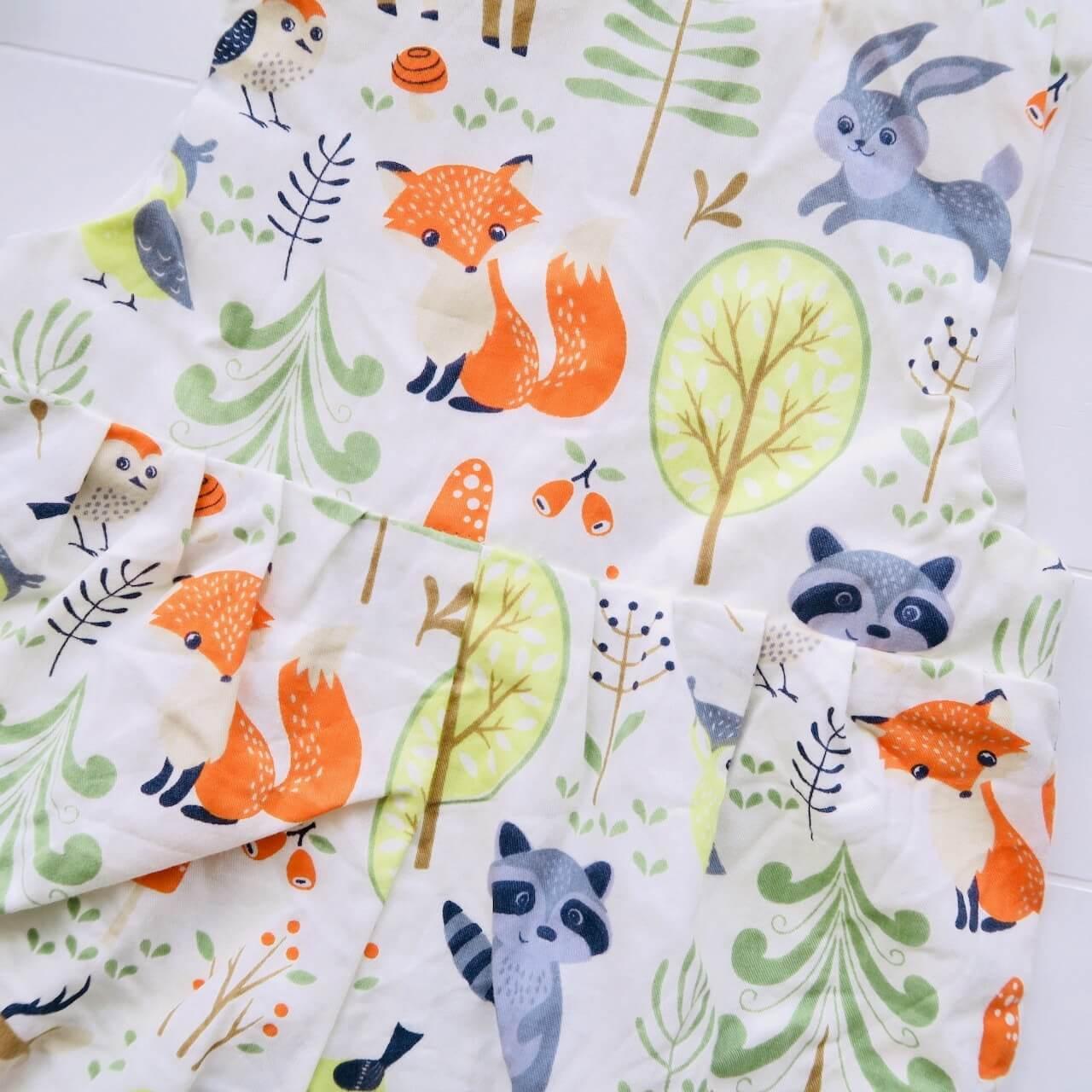 Orchid Playsuit in Woodland Forest Print - Lil' Tati