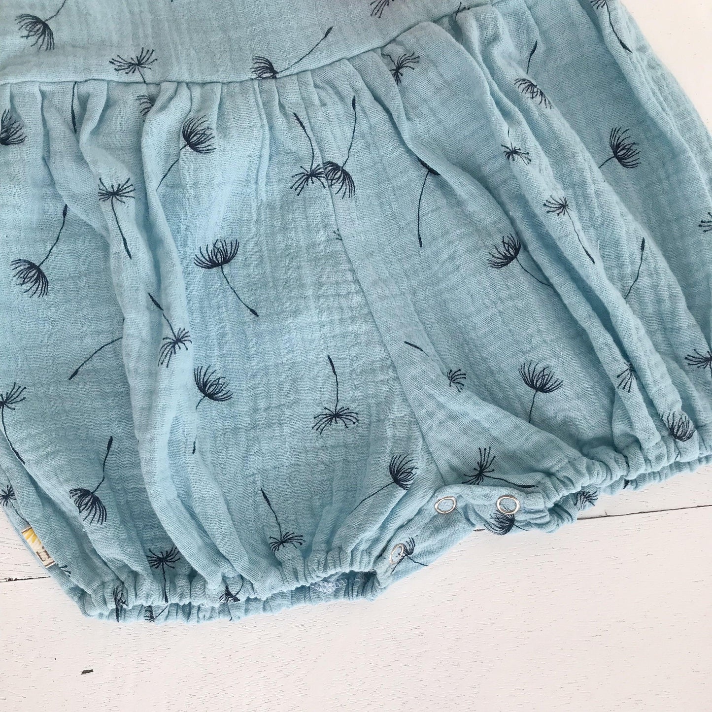 Orchid Playsuit in Crepe - Dandelion Blue - Lil' Tati