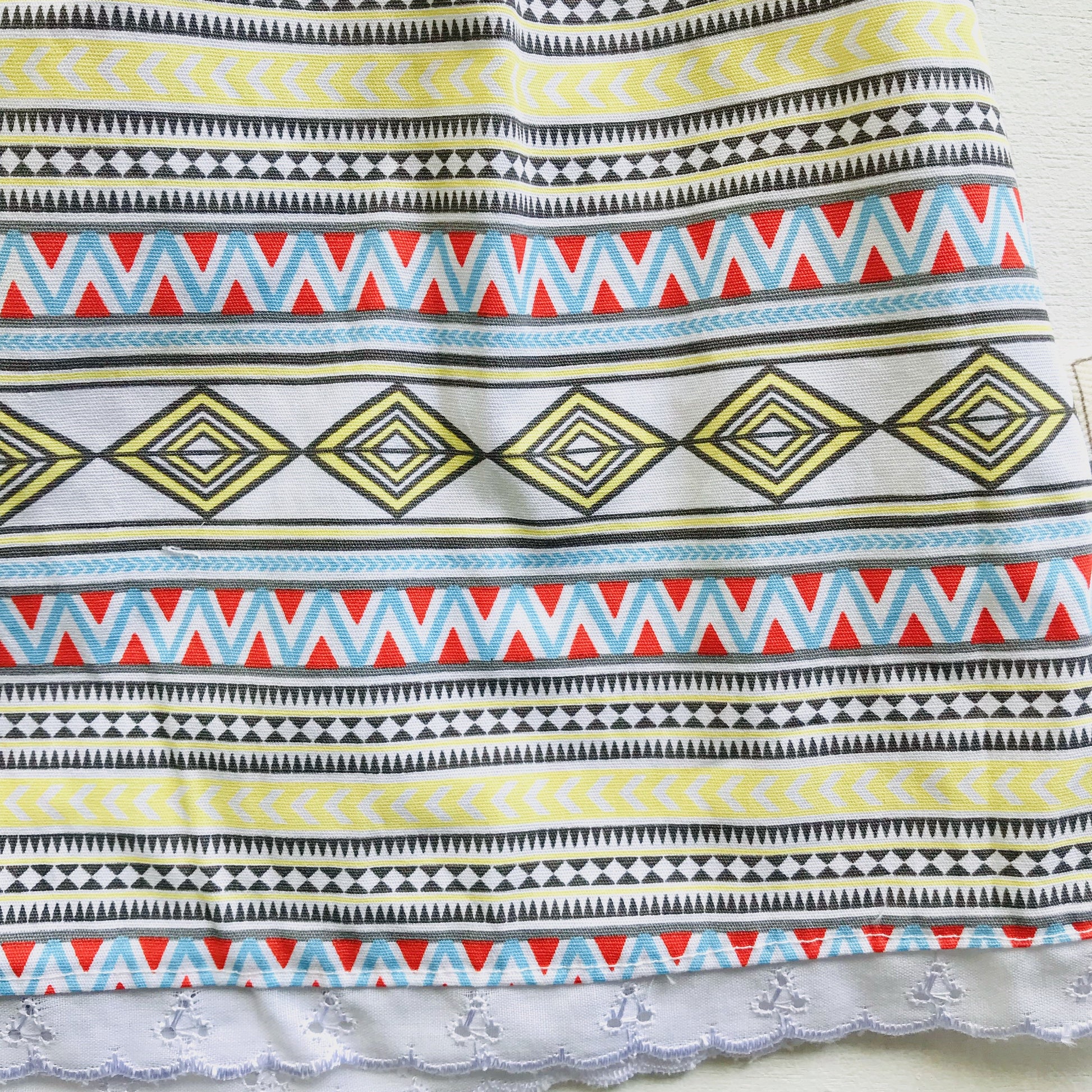 Peony Dress in Colorful Tribal - Lil' Tati