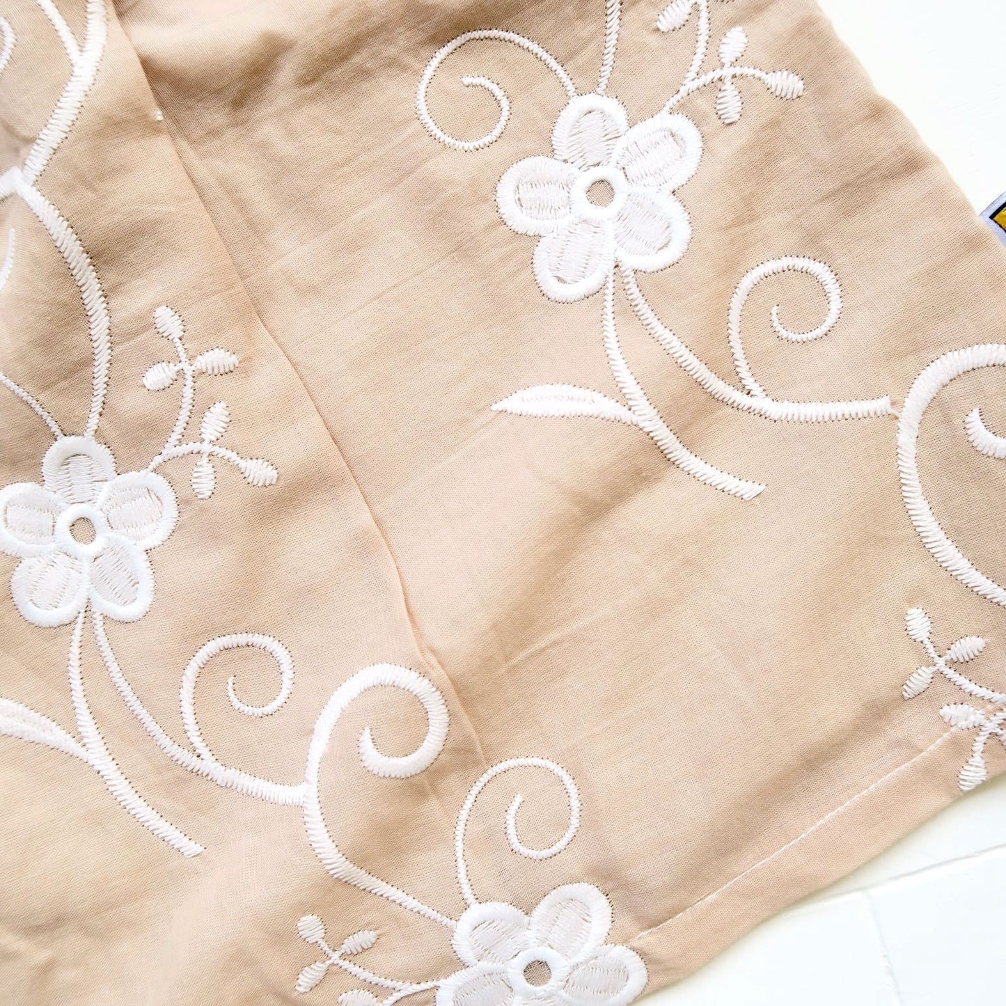 Peony Dress in Fancy Nude Lace - Lil' Tati