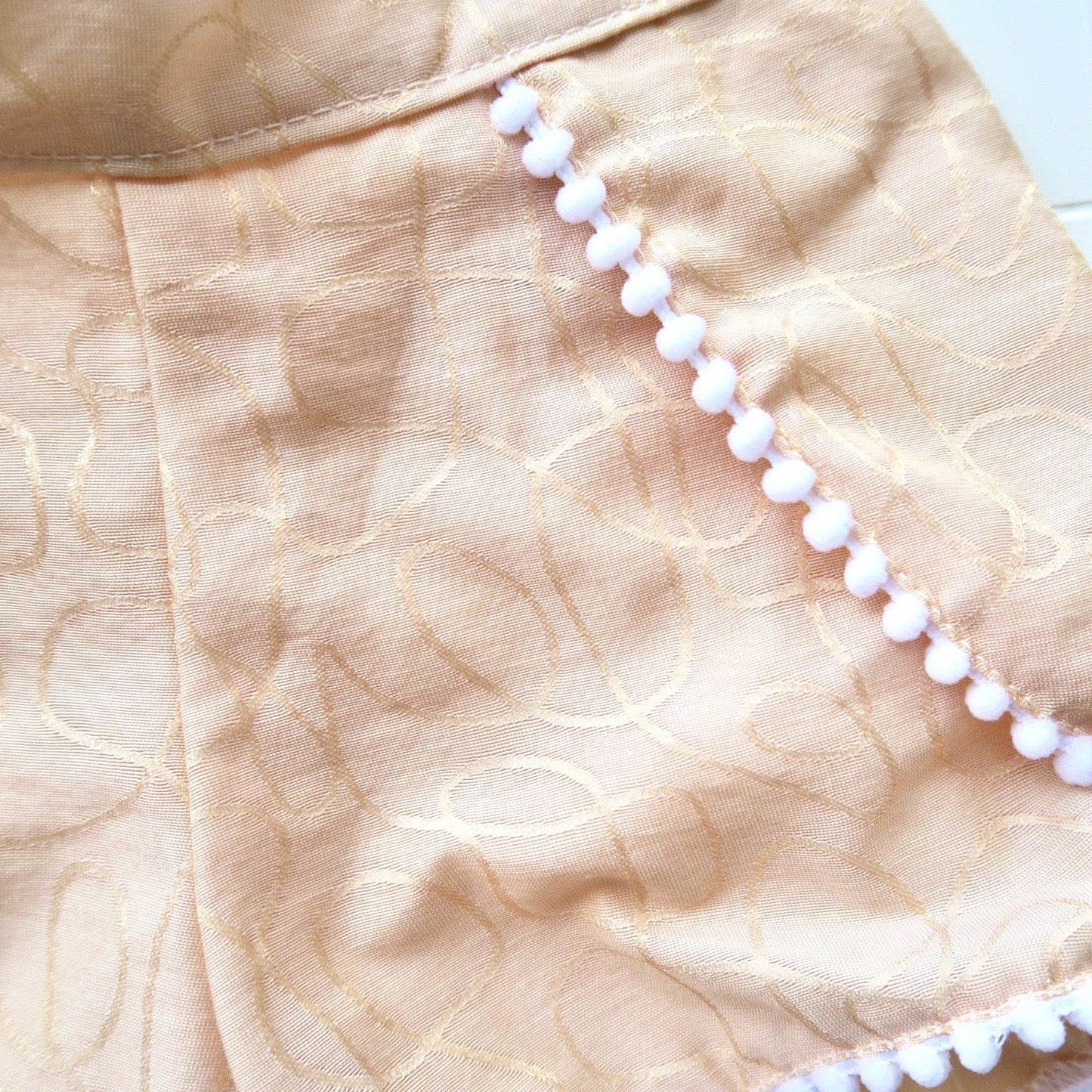 Pompom Shorts in Peach Shine - Lil' Tati