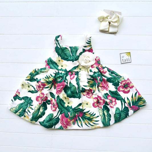 Poppy Dress in Botanical Garden - Lil' Tati