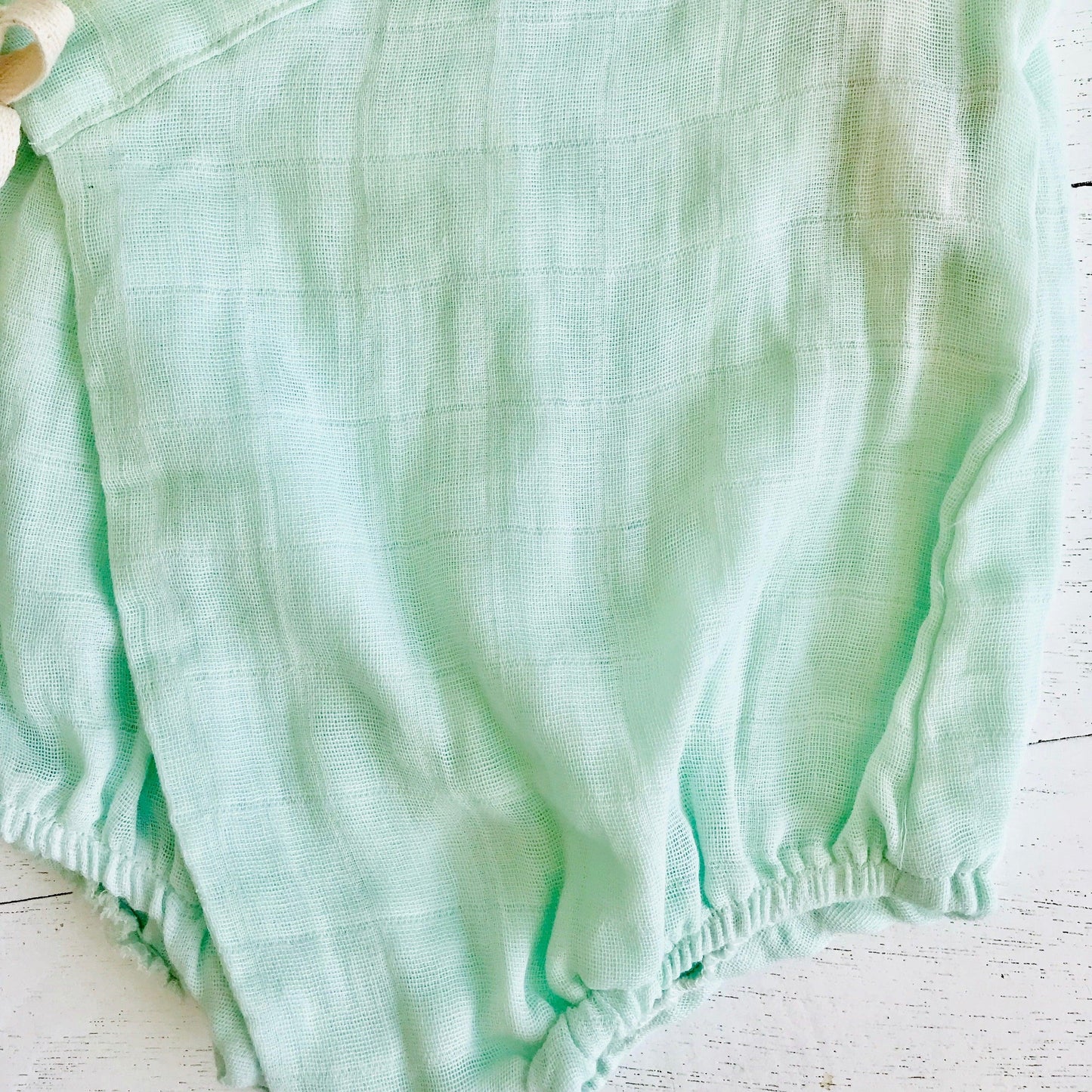 Organic Muslin Baby Essential Set - Mint - Lil' Tati