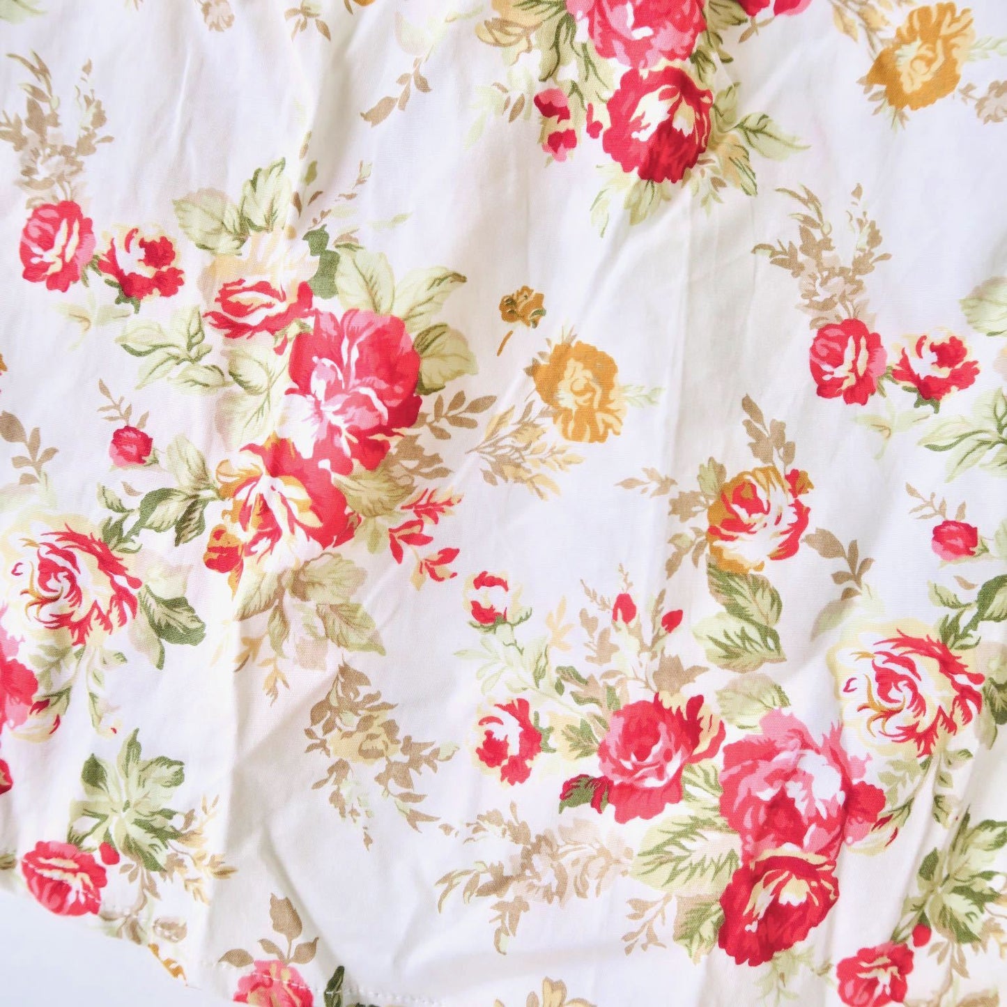 Sunflower Dress in Red Flowers Print - Lil' Tati