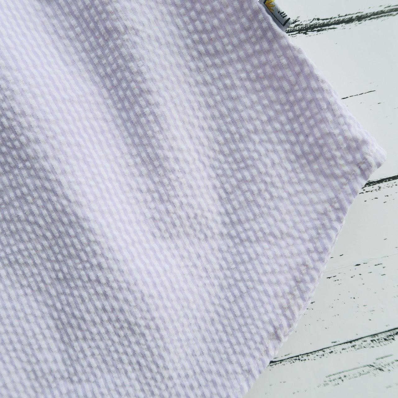 Sweet Pea Dress in Purple Seersucker - Lil' Tati