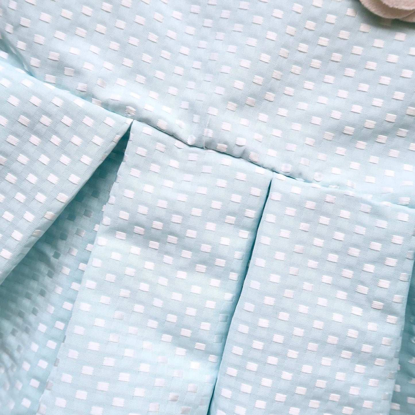 Tulip Dress in Shiny Sky Blue - Lil' Tati