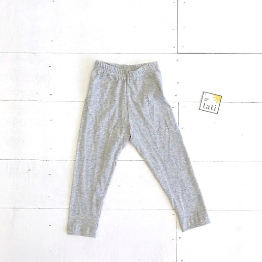 Cotton Stretch Leggings - Gray - Lil' Tati
