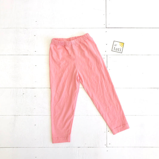 Cotton Stretch Leggings - Pink - Lil' Tati