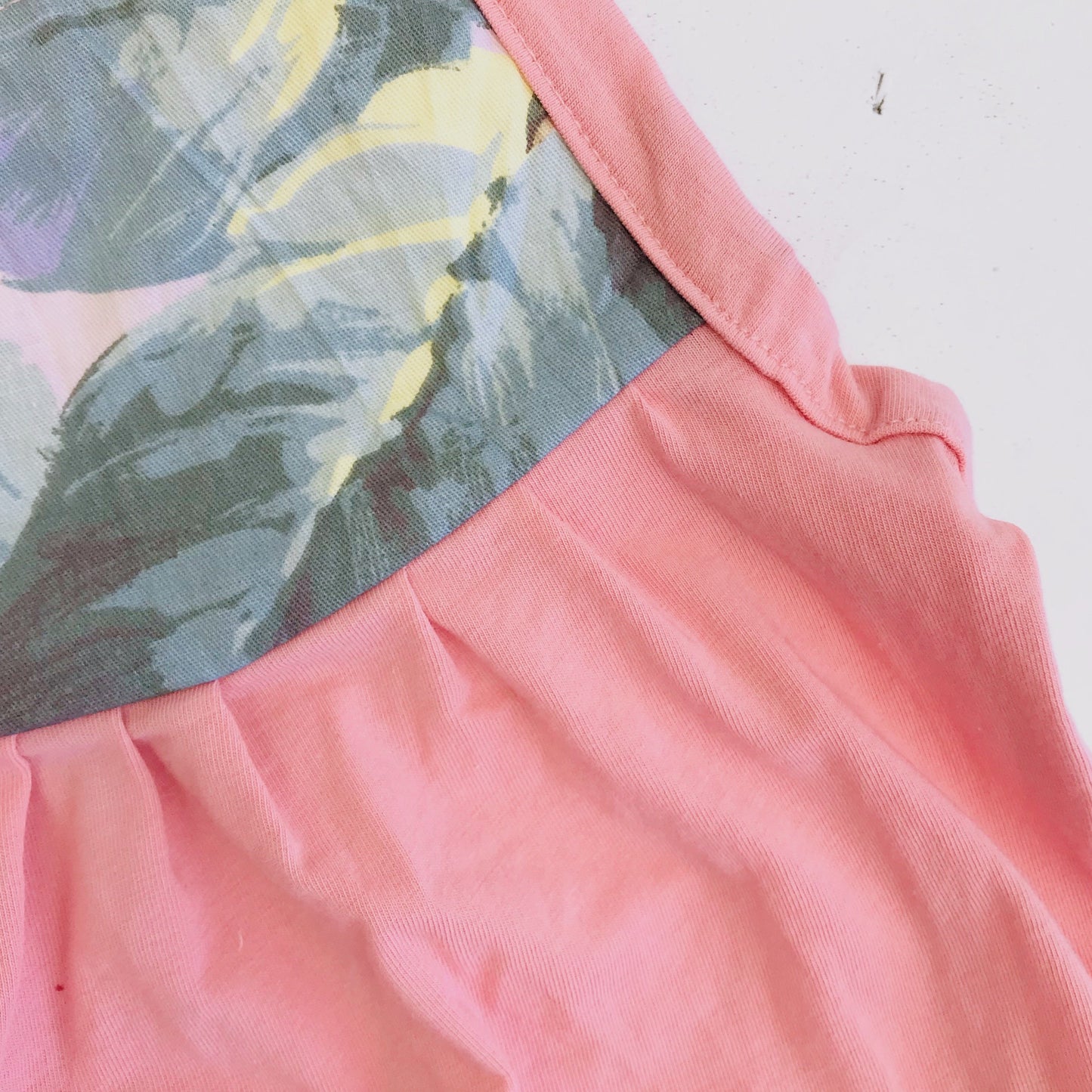 Lily Playsuit in Pastel Peony and Pink Stretch - Lil' Tati