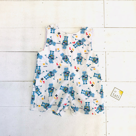 Oak Playsuit in Mr. Robot Print - Lil' Tati