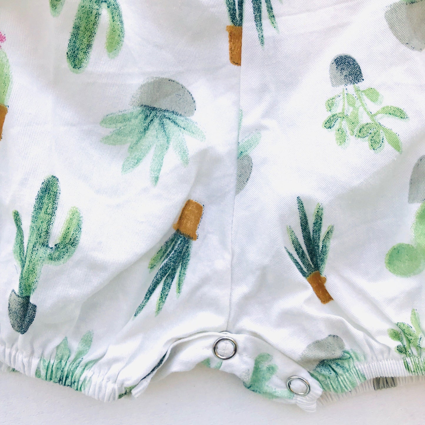 Orchid Playsuit - Ruffle Sleeves in Cactus Bay Print - Lil' Tati