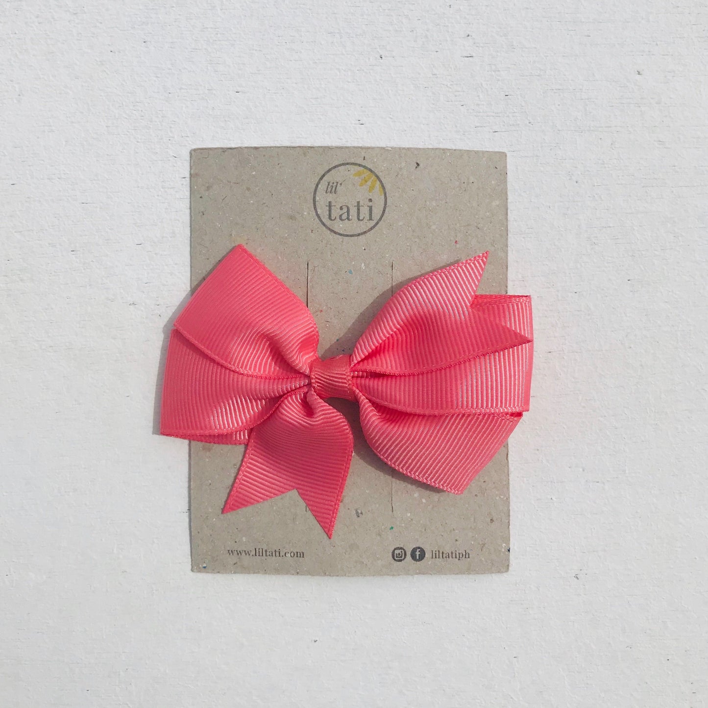 Prime Flower Bow Hair Clips - Lil' Tati