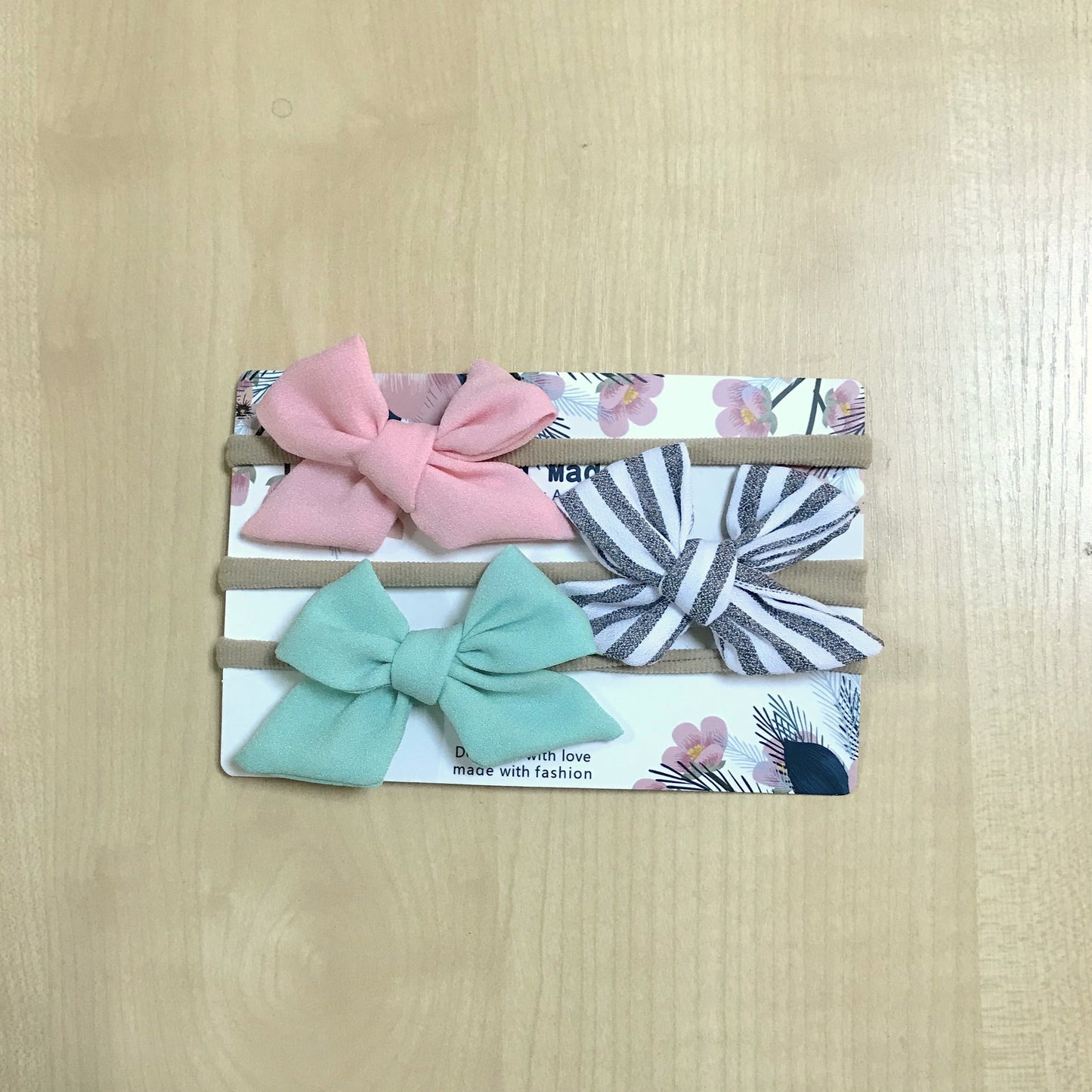 Twill Classic Bow Nylon Elastic Softband - Lil' Tati