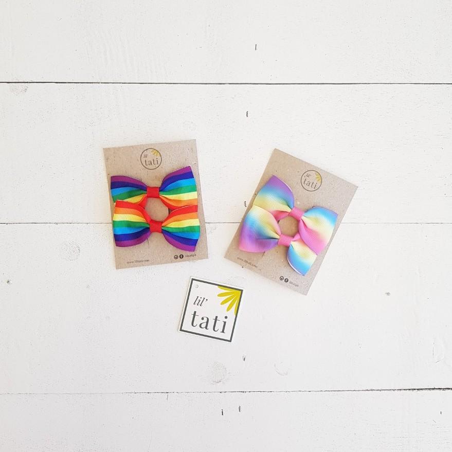 Rainbow Hair Clips - Lil' Tati
