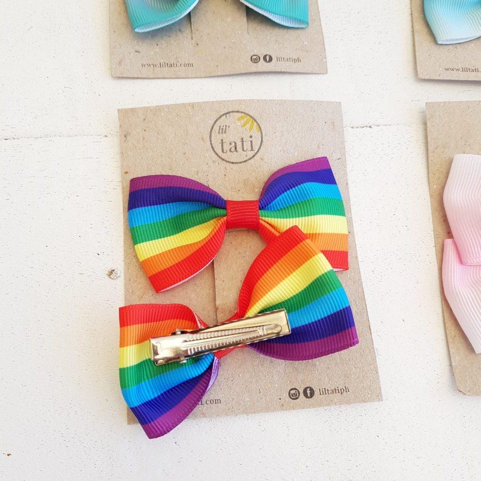Rainbow Hair Clips - Lil' Tati