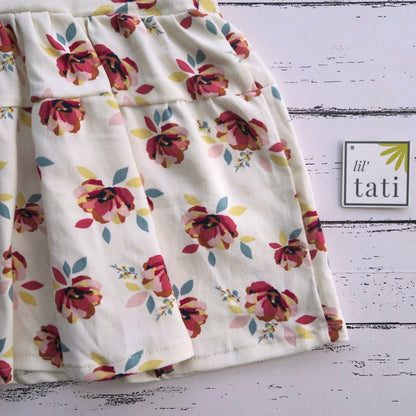 Lunaria Dress in Flower Painted