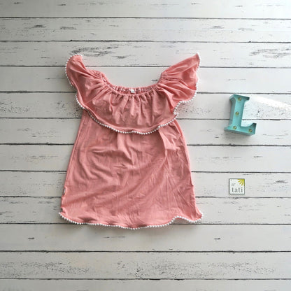 Nolana Dress in Pink Stretch
